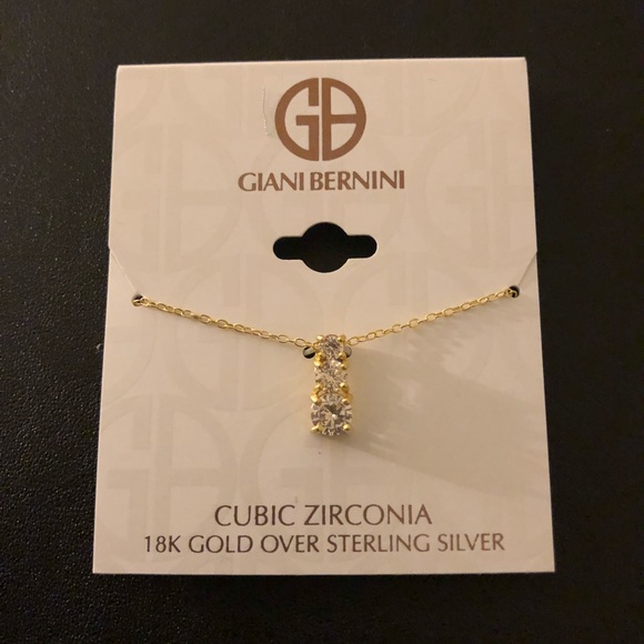 GIANI BERNINI CUBic Zirconia NECKLACE. - Picture 5 of 6